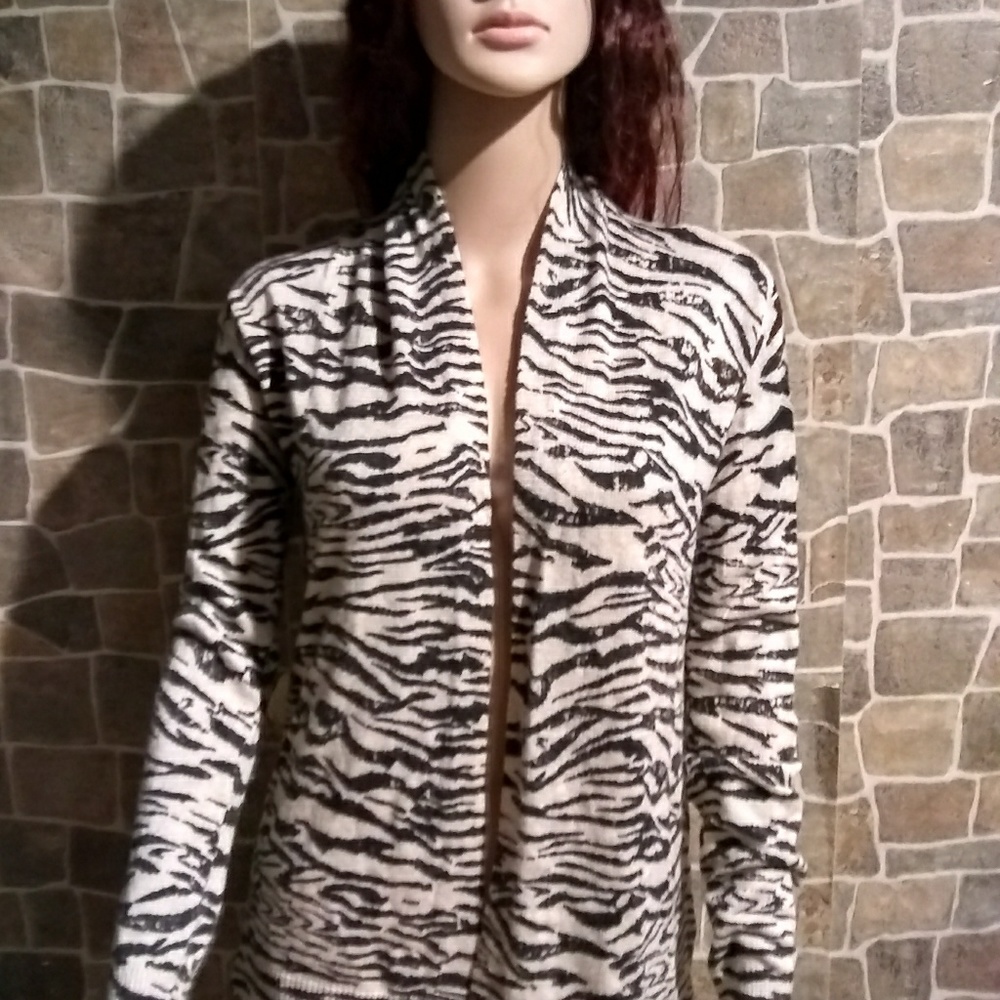 H&M Pull Over Zebra Print Sweater